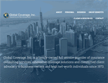 Tablet Screenshot of globalcoverage.com
